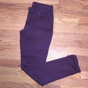 James Jeans dark purple jeggings size 26